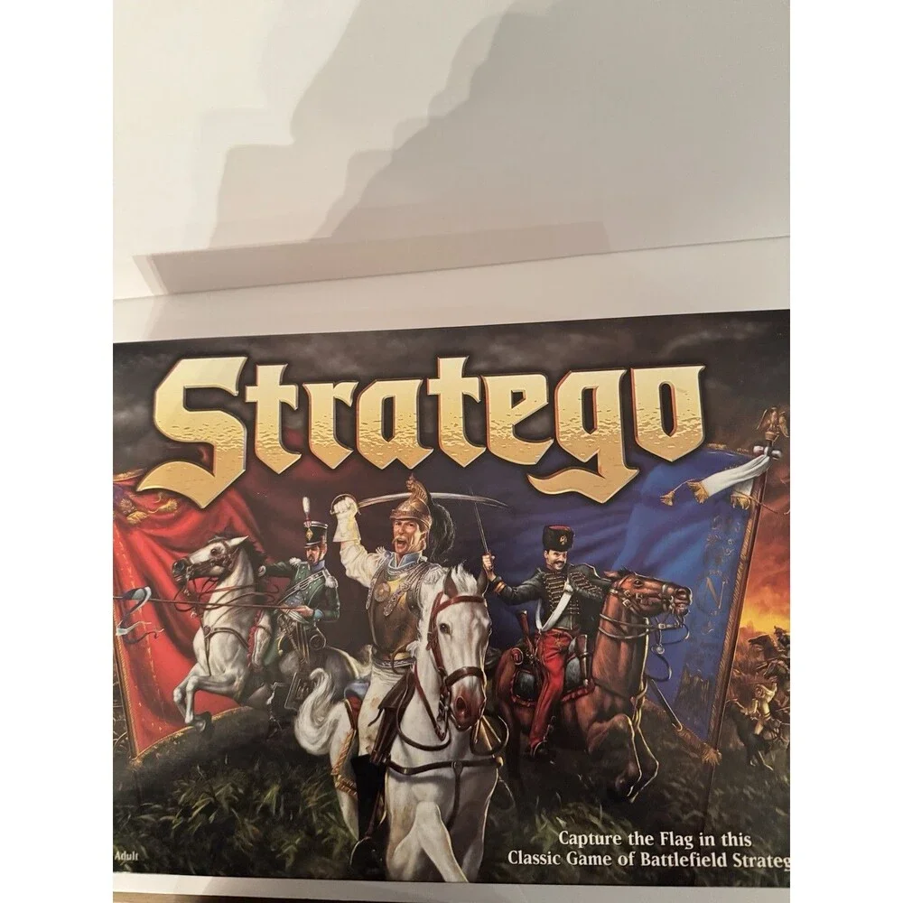 Vintage Milton Bradley Stratego Strategy Board Game Capture the Flag, 2 Players,